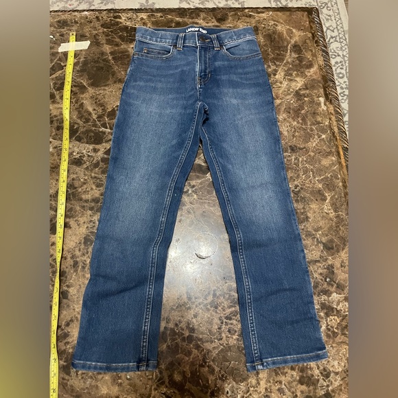 Bundle of 5 pair Lands’ End Boys blue jeans size 8 (2 regular, 3 comfort waist) - Picture 4 of 13
